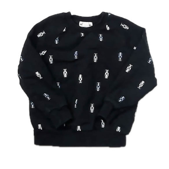 Miles the Label Other - Miles the Label Boys Black Racecar Long Sleeve Shirt size: 2T